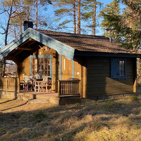 Timrad Stuga I Kanten Av Skogen Med Spa Moejlighet Mullsjö Εξωτερικό φωτογραφία